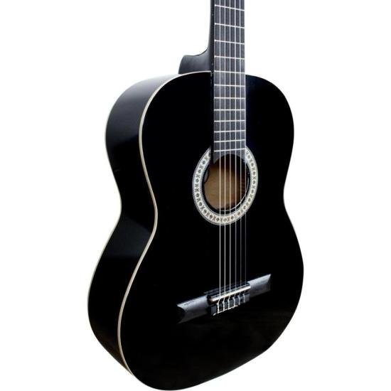 Violão Giannini N14 Nylon Acústico Preto por 480,00 à vista no boleto/pix ou parcele em até 10x sem juros. Compre na loja Mundomax!