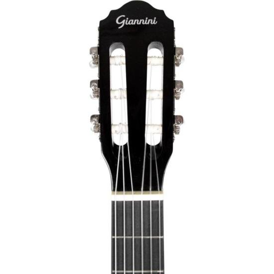 Violão Giannini N14 Nylon Acústico Preto por 480,00 à vista no boleto/pix ou parcele em até 10x sem juros. Compre na loja Mundomax!