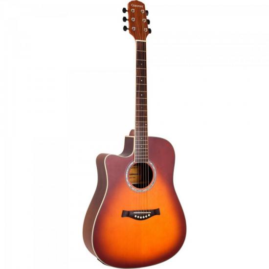 Violão GIANNINI Canhoto Elétrico Folk Aço Honey Burst Fosco GF-2 LH por 0,00 à vista no boleto/pix ou parcele em até 1x sem juros. Compre na loja Mundomax!