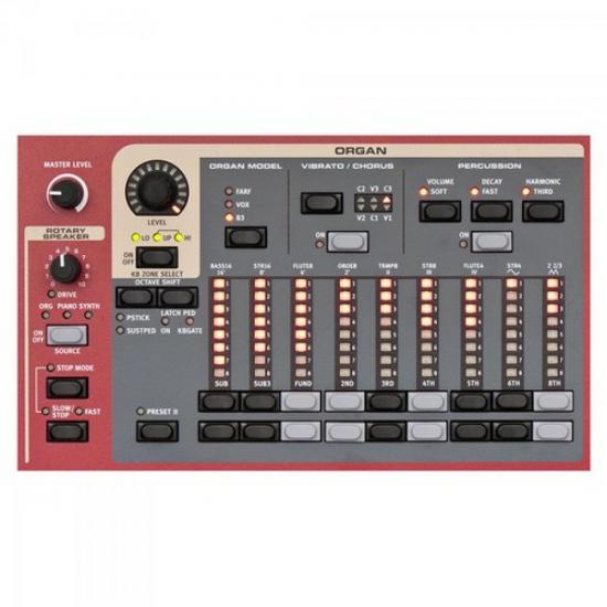 Teclado Stage NORD 2 HA76 Vermelho Mundomax