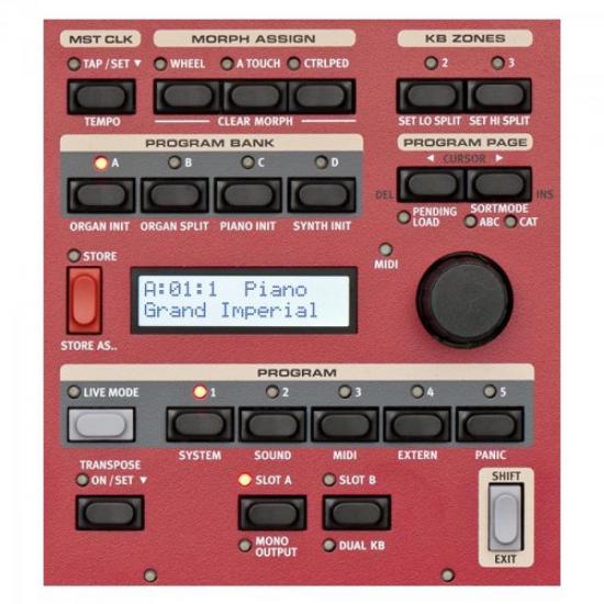 Teclado Stage NORD 2 HA76 Vermelho por 0,00 à vista no boleto/pix ou parcele em até 1x sem juros. Compre na loja Mundomax!