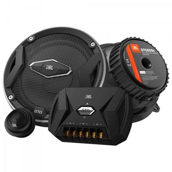 Kit Duas Vias 5\" 75W RMS GTO 509C JBL por 0,00 à vista no boleto/pix ou parcele em até 1x sem juros. Compre na loja Mundomax!