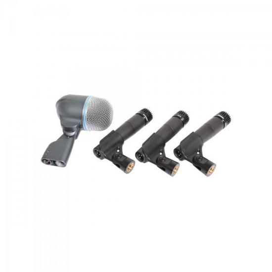 Kit Microfone para Bateria DMK57-52 Preto SHURE por 0,00 à vista no boleto/pix ou parcele em até 1x sem juros. Compre na loja Mundomax!
