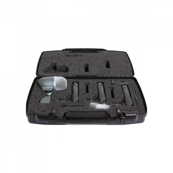 Kit Microfone para Bateria DMK57-52 Preto SHURE por 0,00 à vista no boleto/pix ou parcele em até 1x sem juros. Compre na loja Mundomax!
