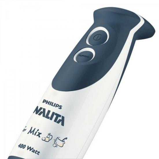 Mixer com Copo RI1364/04 400W 220V Branco PHILIPS WALITA por 0,00 à vista no boleto/pix ou parcele em até 1x sem juros. Compre na loja Mundomax!