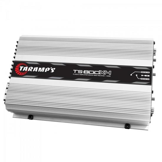Módulo TS 800X4 2 Ohms 800W RMS 4 Canais TARAMPS por 0,00 à vista no boleto/pix ou parcele em até 1x sem juros. Compre na loja Mundomax!