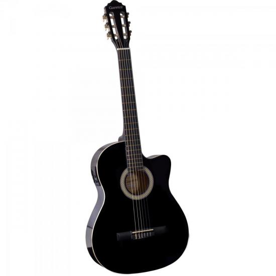 Violão GIANNINI Elétrico Light Nylon GNF-1 Preto por 0,00 à vista no boleto/pix ou parcele em até 1x sem juros. Compre na loja Mundomax!