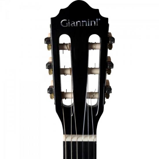 Violão GIANNINI Elétrico Light Nylon GNF-1 Preto por 0,00 à vista no boleto/pix ou parcele em até 1x sem juros. Compre na loja Mundomax!