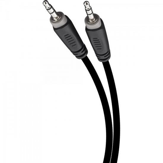 Cabo de Áudio Hayonik Player P2 Estéreo x P2 Estéreo 1,8m Preto por 16,99 à vista no boleto/pix ou parcele em até 1x sem juros. Compre na loja Mundomax!