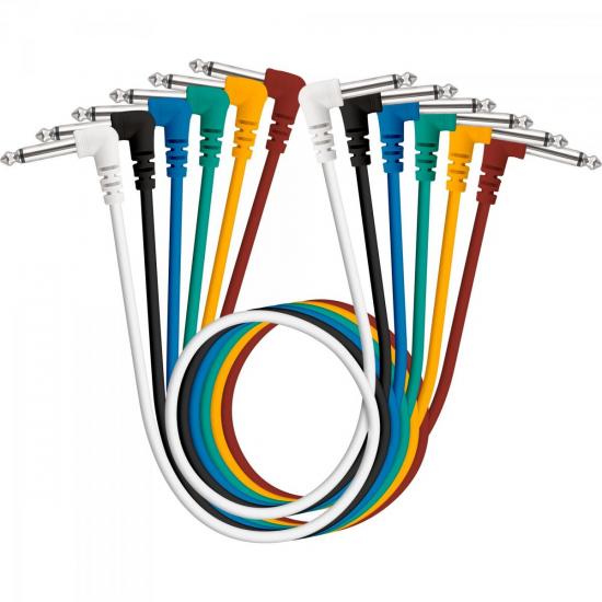 Cabo para Pedal P10 45cm PLAYER Colorido HAYONIK por 0,00 à vista no boleto/pix ou parcele em até 1x sem juros. Compre na loja Mundomax!