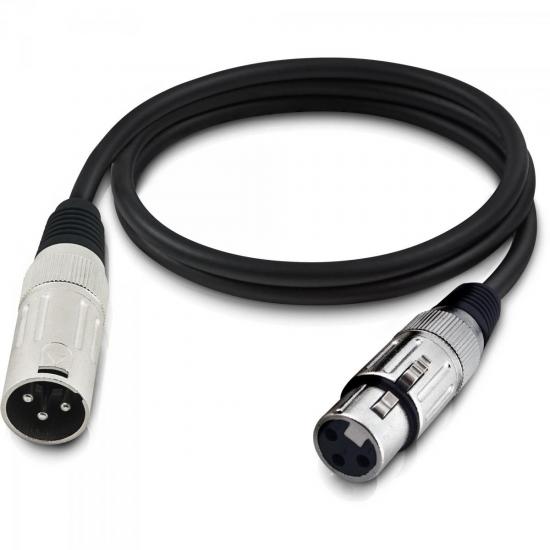 Cabo para Microfone HAYONIK Player XLR Fêmea x XLR Macho 5m Preto por 45,99 à vista no boleto/pix ou parcele em até 1x sem juros. Compre na loja Mundomax!