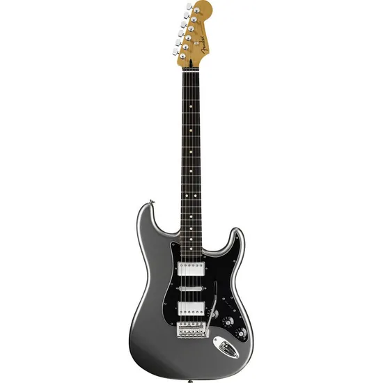 Guitarra FENDER Stratocaster Blacktop HSH Prata por 0,00 à vista no boleto/pix ou parcele em até 1x sem juros. Compre na loja Mundomax!