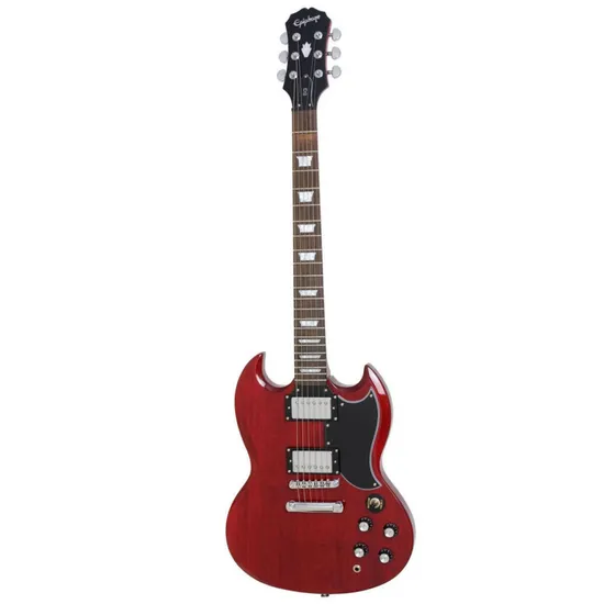 Guitarra EPIPHONE SG G400 PRO Cherry por 0,00 à vista no boleto/pix ou parcele em até 1x sem juros. Compre na loja Mundomax!