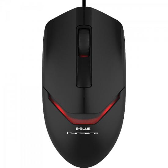 Mouse USB 800DPI PUNTERO Preto E-BLUE por 0,00 à vista no boleto/pix ou parcele em até 1x sem juros. Compre na loja Mundomax!
