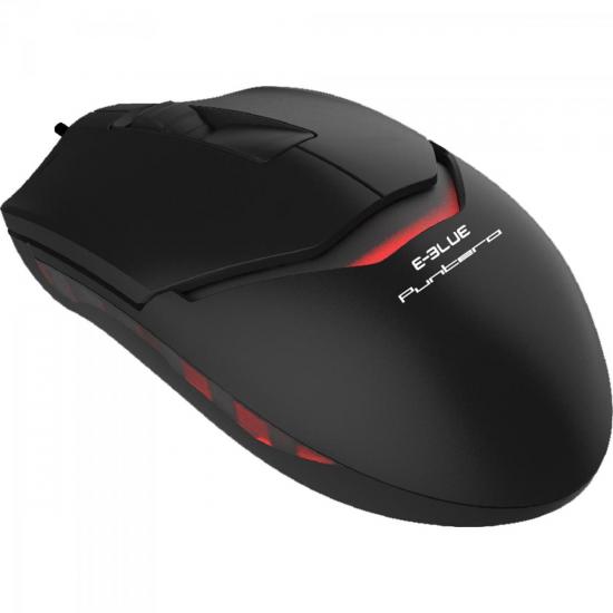 Mouse USB 800DPI PUNTERO Preto E-BLUE por 0,00 à vista no boleto/pix ou parcele em até 1x sem juros. Compre na loja Mundomax!