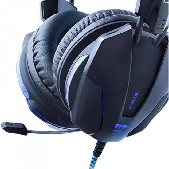 Headset Gamer Cobra II Preto E-BLUE por 0,00 à vista no boleto/pix ou parcele em até 1x sem juros. Compre na loja Mundomax!