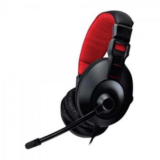 Headset Gamer CONQUEROR I Preto/Vermelho E-BLUE por 0,00 à vista no boleto/pix ou parcele em até 1x sem juros. Compre na loja Mundomax!