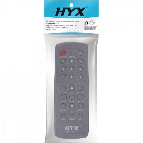 Controle Remoto para Receptor CENTURY SUPERCOLOR Cinza HYX por 3,99 à vista no boleto/pix ou parcele em até 1x sem juros. Compre na loja Mundomax!