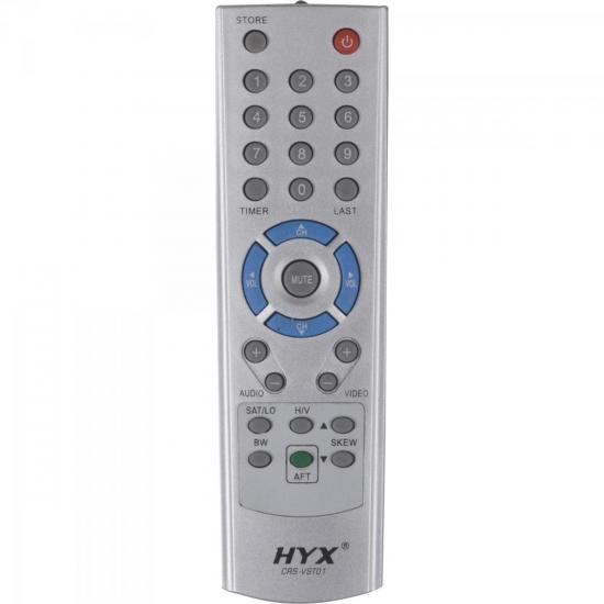 Controle Remoto para Receptor VT700/1000/2000 Cinza HYX por 0,00 à vista no boleto/pix ou parcele em até 1x sem juros. Compre na loja Mundomax!