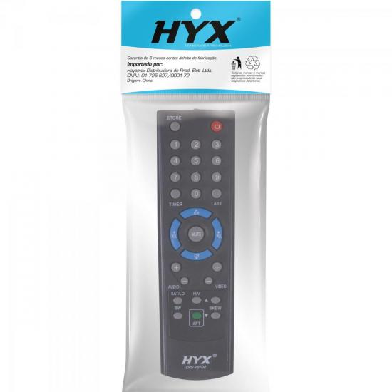 Controle Remoto para Receptor VT700/1000/2000 Preto HYX por 0,00 à vista no boleto/pix ou parcele em até 1x sem juros. Compre na loja Mundomax!