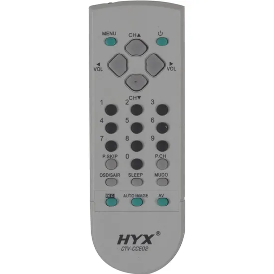 Controle Remoto para TV CCE CTV-CCE02 Cinza HYX (51649)