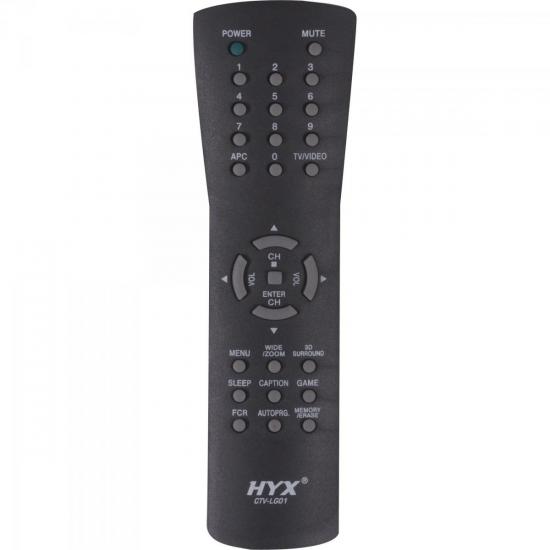 Controle Remoto para TV GOLDSTAR/GRADIENTE/LG/SAMSUNG CTV-LG01 Preto HYX por 0,00 à vista no boleto/pix ou parcele em até 1x sem juros. Compre na loja Mundomax!