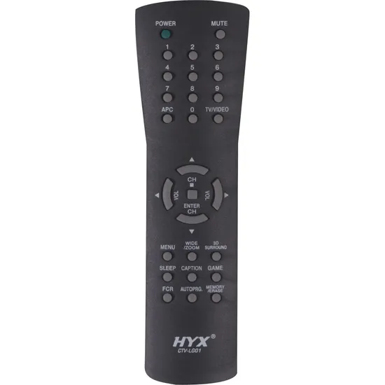 Controle Remoto para TV GOLDSTAR/GRADIENTE/LG/SAMSUNG CTV-LG01 Preto HYX (51650)