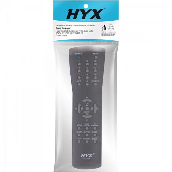 Controle Remoto para TV GOLDSTAR/GRADIENTE/LG/SAMSUNG CTV-LG01 Preto HYX por 0,00 à vista no boleto/pix ou parcele em até 1x sem juros. Compre na loja Mundomax!