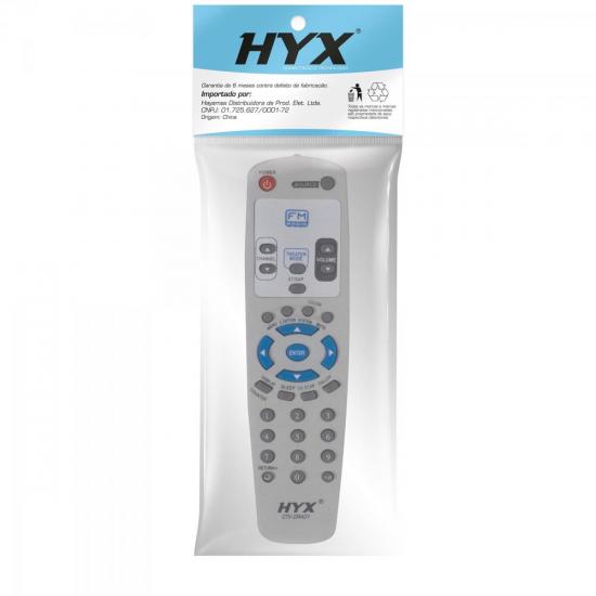 Controle Remoto para TV GRADIENTE FM CTV-GRA01 Cinza HYX por 0,00 à vista no boleto/pix ou parcele em até 1x sem juros. Compre na loja Mundomax!