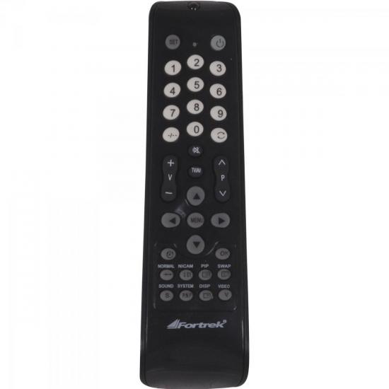 Controle Remoto URC-101 Preto FORTREK por 0,00 à vista no boleto/pix ou parcele em até 1x sem juros. Compre na loja Mundomax!