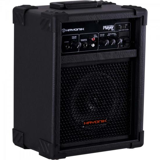 Caixa Multiuso Player 100 25W RMS HAYONIK por 0,00 à vista no boleto/pix ou parcele em até 1x sem juros. Compre na loja Mundomax!