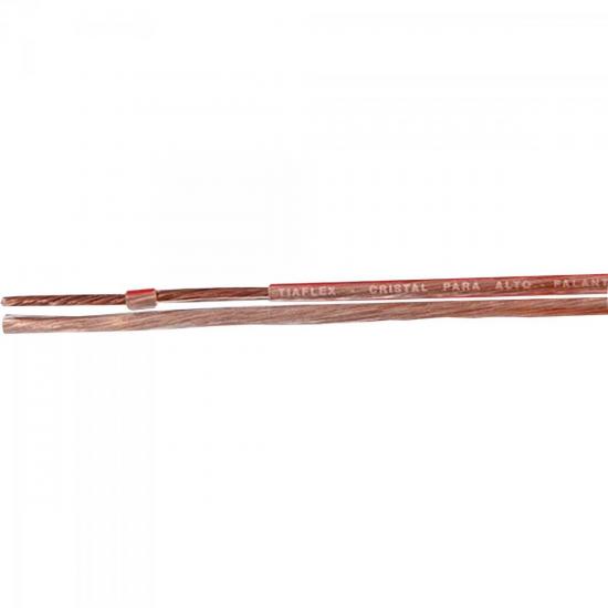 Fio Paralelo Cristal 2x1,00mm 16 TIAFLEX por 0,00 à vista no boleto/pix ou parcele em até 1x sem juros. Compre na loja Mundomax!