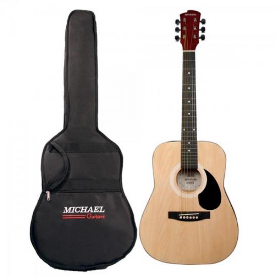 Violão MICHAEL Infantil Mini-Folk Acústico VM19 Natural por 0,00 à vista no boleto/pix ou parcele em até 1x sem juros. Compre na loja Mundomax!