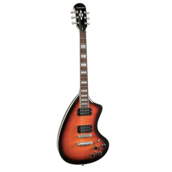 Guitarra GIANNINI Craviola GCRA-202 3 Tone Sunburst por 0,00 à vista no boleto/pix ou parcele em até 1x sem juros. Compre na loja Mundomax!