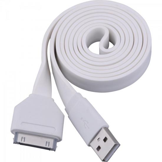 Cabo para Apple Flat 30 Pinos X USB 1 Metro UAF-401 Branco FORTREK por 0,00 à vista no boleto/pix ou parcele em até 1x sem juros. Compre na loja Mundomax!