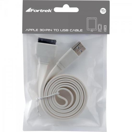Cabo para Apple Flat 30 Pinos X USB 1 Metro UAF-401 Branco FORTREK por 0,00 à vista no boleto/pix ou parcele em até 1x sem juros. Compre na loja Mundomax!