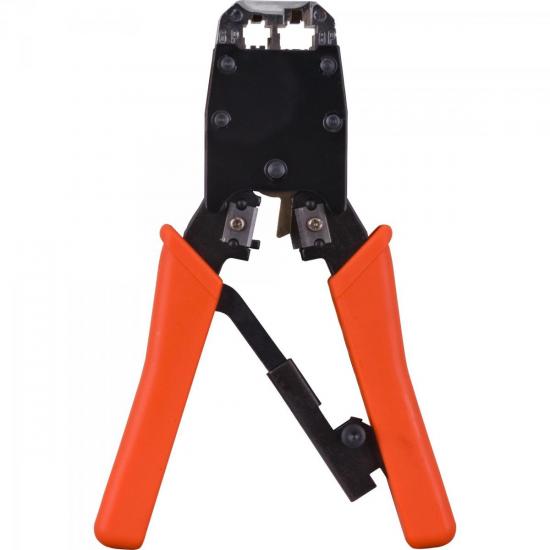 Alicate para Crimpar RJ11/RJ12/RJ45 com Catraca W ATC01 Laranja HYX por 19,99 à vista no boleto/pix ou parcele em até 1x sem juros. Compre na loja Mundomax!