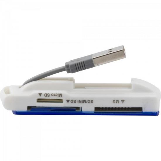 Leitor de Cartão de Memória USB 11 em 1 LDC-102 FORTREK por 11,90 à vista no boleto/pix ou parcele em até 1x sem juros. Compre na loja Mundomax!