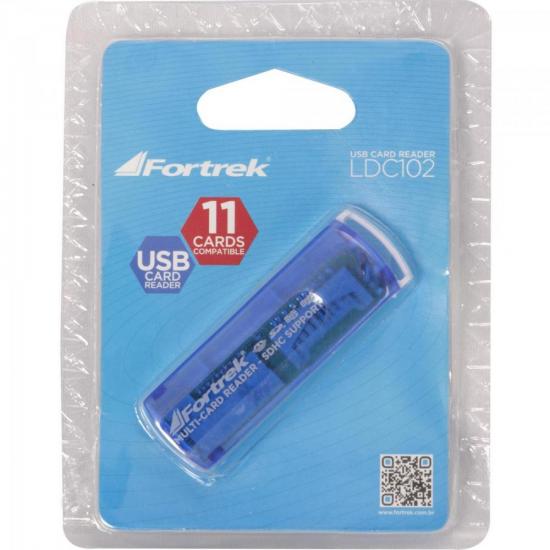 Leitor de Cartão de Memória USB 11 em 1 LDC-102 FORTREK por 11,90 à vista no boleto/pix ou parcele em até 1x sem juros. Compre na loja Mundomax!