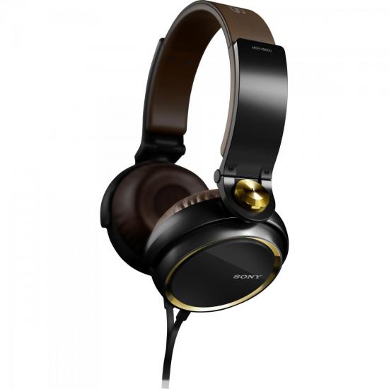 Fone de Ouvido 1000mW 40mm XB600 Preto/Dourado SONY por 0,00 à vista no boleto/pix ou parcele em até 1x sem juros. Compre na loja Mundomax!