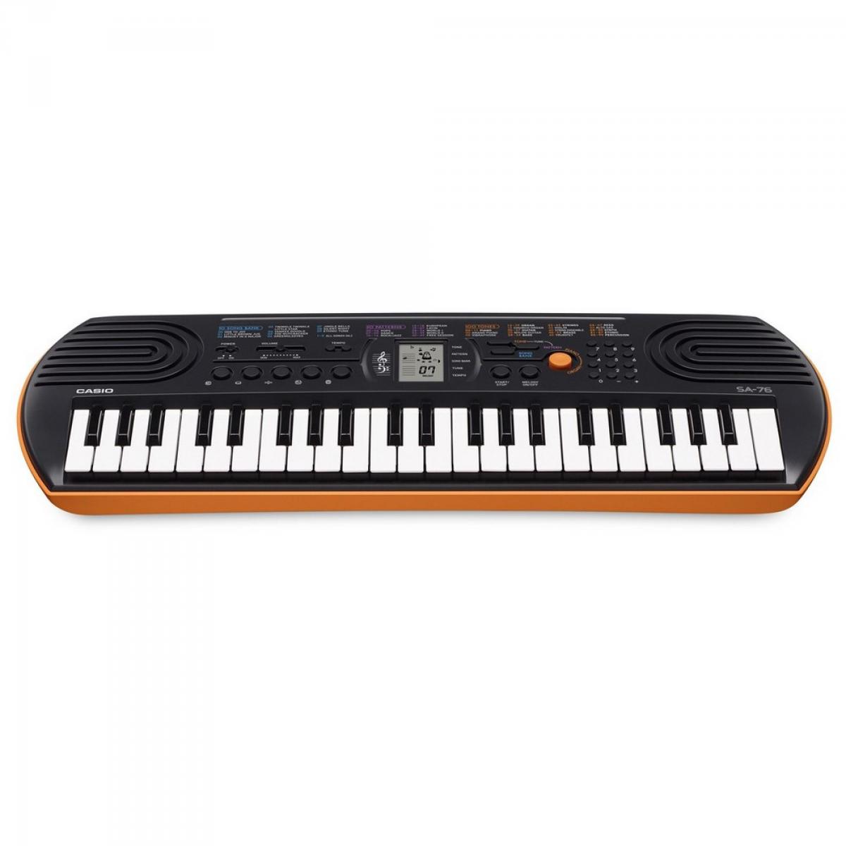Mini Teclado Musical CASIO 44 Teclas SA-76 - Mundomax Mini Teclado Musical CASIO 44 Teclas SA-76 - Mundomax