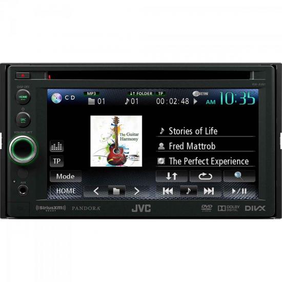 Auto Rádio USB/SD/DVD 6,1" AV61 Preto JVC (51984)