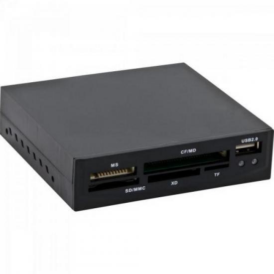 Leitor de Cartão de Memória Interno para Gabinete 11 em 1 LDC-201 por 22,90 à vista no boleto/pix ou parcele em até 1x sem juros. Compre na loja Mundomax!