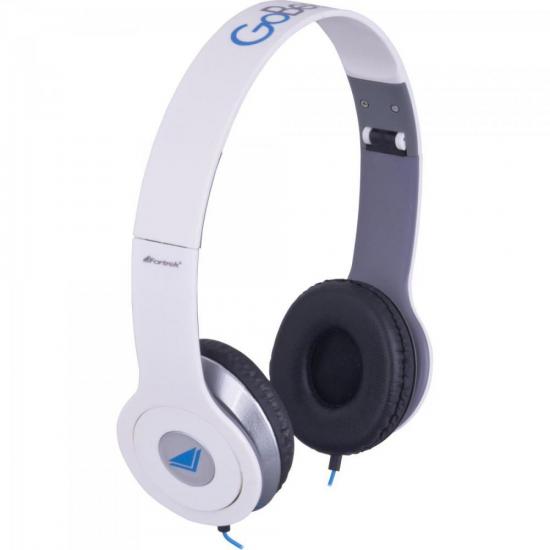Fone de Ouvido com Microfone GoBeats HDP-601 Branco FORTREK por 0,00 à vista no boleto/pix ou parcele em até 1x sem juros. Compre na loja Mundomax!