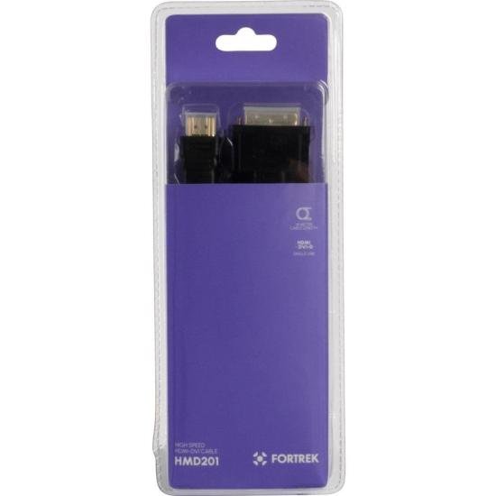 Cabo HDMI X DVI-D Single Link HMD-201 1,8m Fortrek por 38,00 à vista no boleto/pix ou parcele em até 1x sem juros. Compre na loja Mundomax!