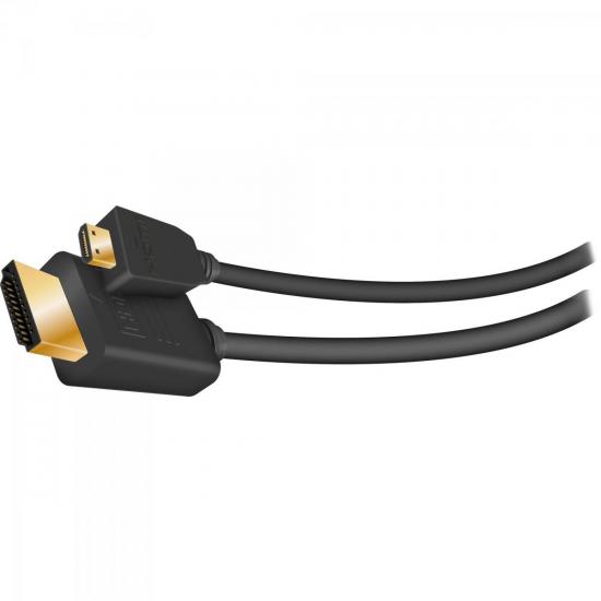 Cabo Micro HDMI x HDMI S/F 1.4 MHD-201/1.8 1,8 MT FORTREK por 24,90 à vista no boleto/pix ou parcele em até 1x sem juros. Compre na loja Mundomax!