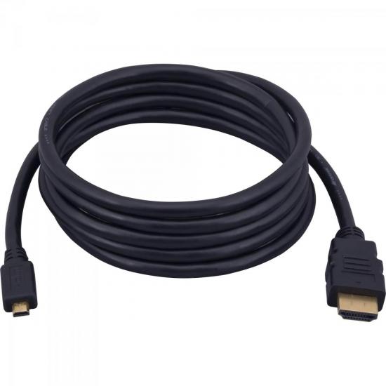 Cabo Micro HDMI x HDMI S/F 1.4 MHD-201/1.8 1,8 MT FORTREK por 24,90 à vista no boleto/pix ou parcele em até 1x sem juros. Compre na loja Mundomax!