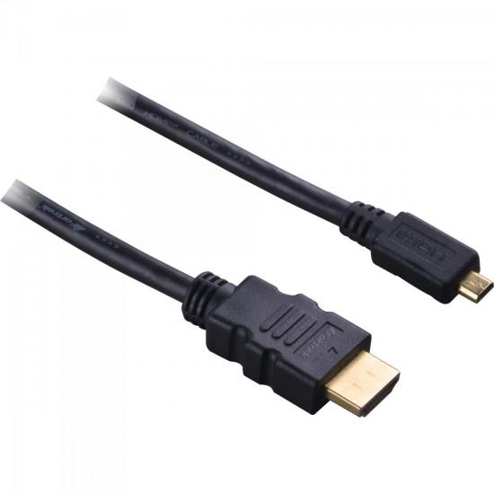 Cabo Micro HDMI x HDMI S/F 1.4 MHD-201/1.8 1,8 MT FORTREK por 24,90 à vista no boleto/pix ou parcele em até 1x sem juros. Compre na loja Mundomax!