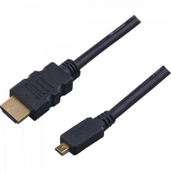 Cabo Micro HDMI x HDMI S/F 1.4 MHD-201/1.8 1,8 MT FORTREK por 24,90 à vista no boleto/pix ou parcele em até 1x sem juros. Compre na loja Mundomax!