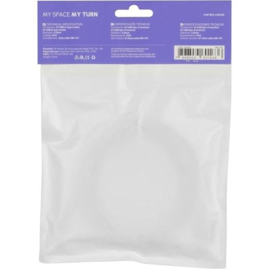 Cabo de Dados USB 2.0 A Macho + B Macho Fortrek SBI-101 1,8m FK 403C por 10,00 à vista no boleto/pix ou parcele em até 1x sem juros. Compre na loja Mundomax!